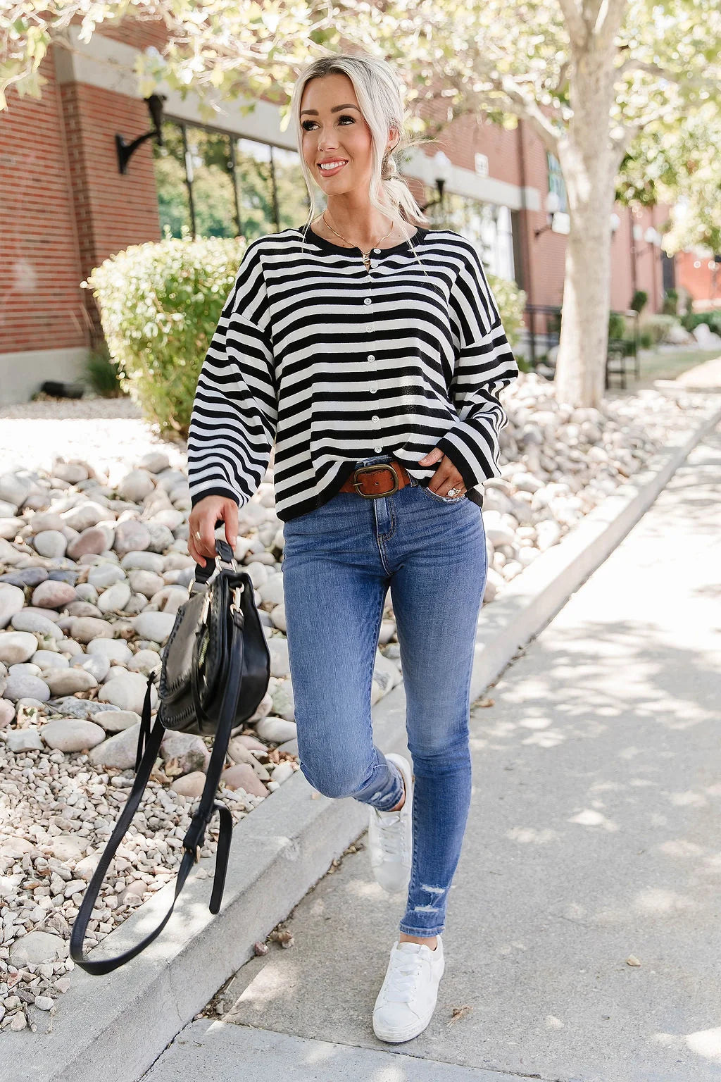 ***PRE-ORDER*** Ampersand Classic Cardigan - Fine Lines