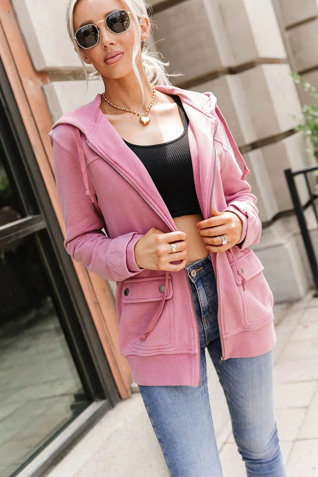 ***PRE-ORDER*** Ampersand  Grab &amp; Glow Jacket - Blush (shipping mid December.)