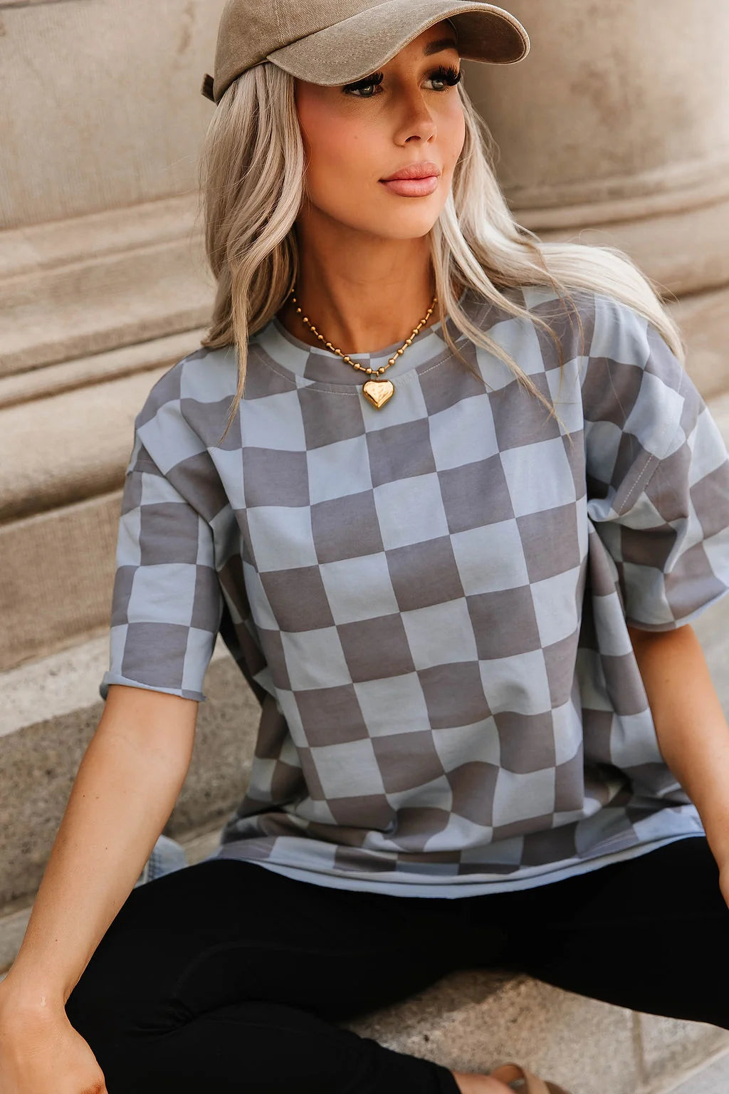 ***PRE-ORDER*** Ampersand  Boyfriend Tee - Check This Out Blue (shipping mid December.)