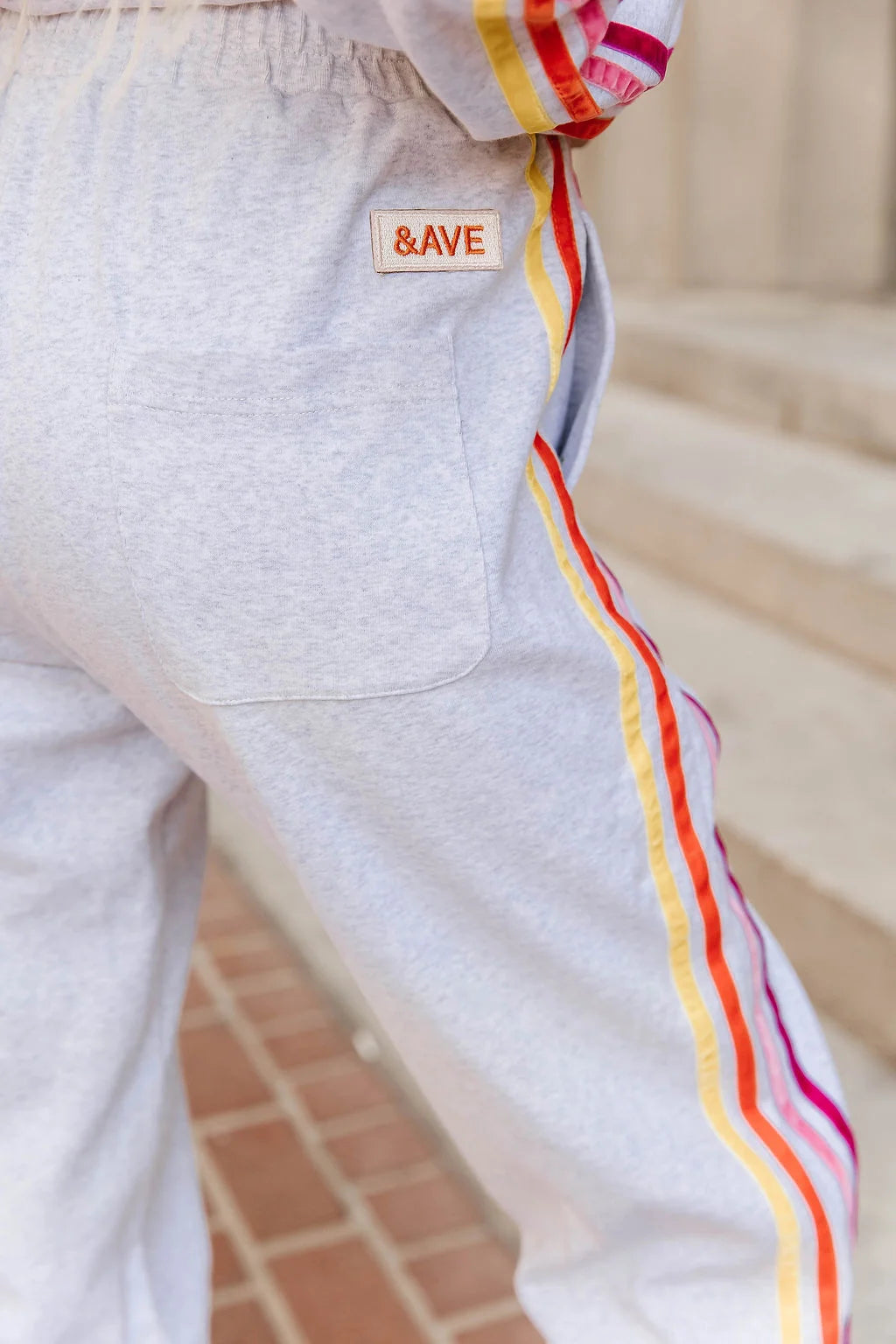 ***PRE-ORDER*** Ampersand Comfort Zone Joggers - Sunbeam Stripe (mid December)