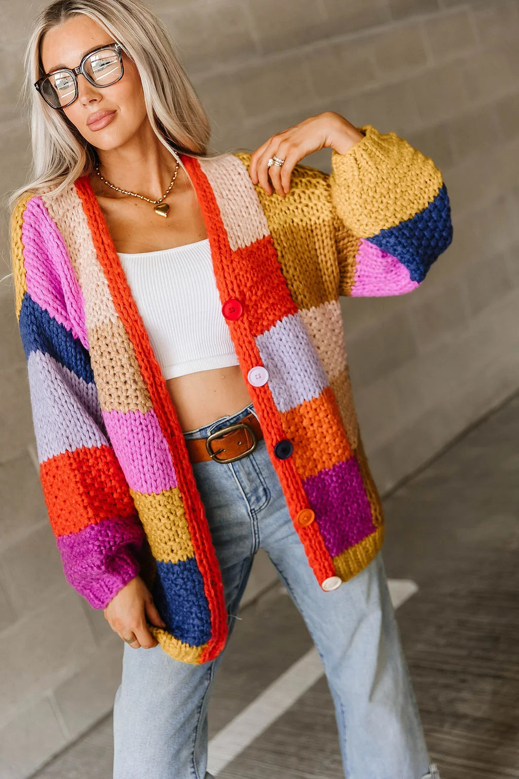 ***PRE-ORDER*** Ampersand Oversized Cardigan - Chasing Sunshine (mid December)