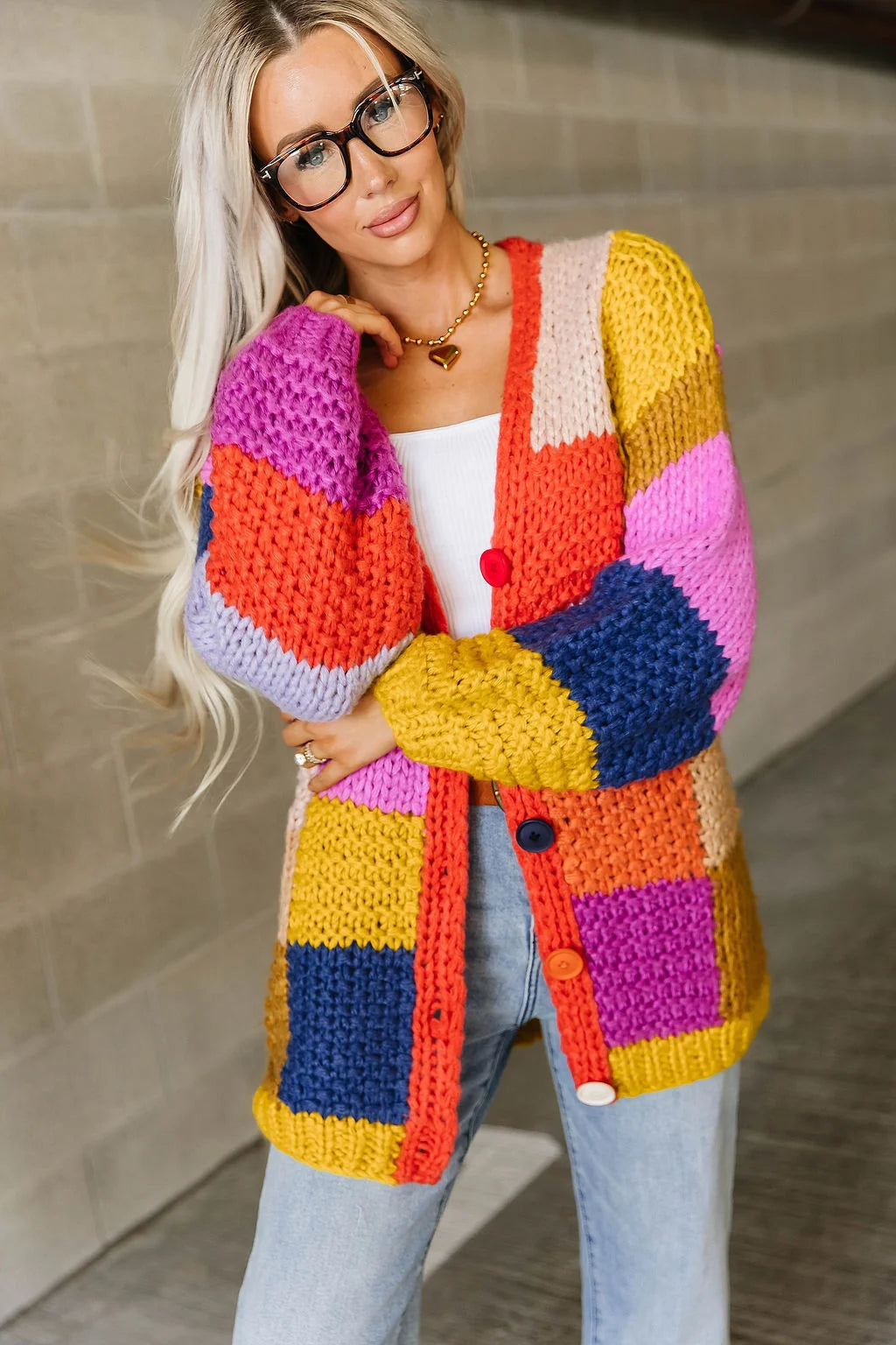 ***PRE-ORDER*** Ampersand Oversized Cardigan - Chasing Sunshine (mid December)