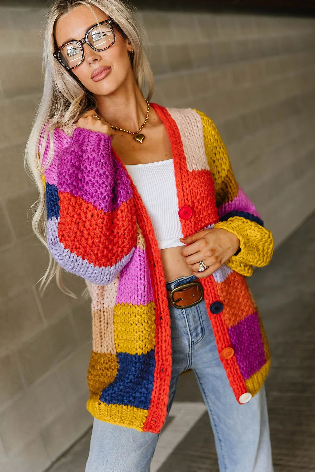 ***PRE-ORDER*** Ampersand Oversized Cardigan - Chasing Sunshine (mid December)