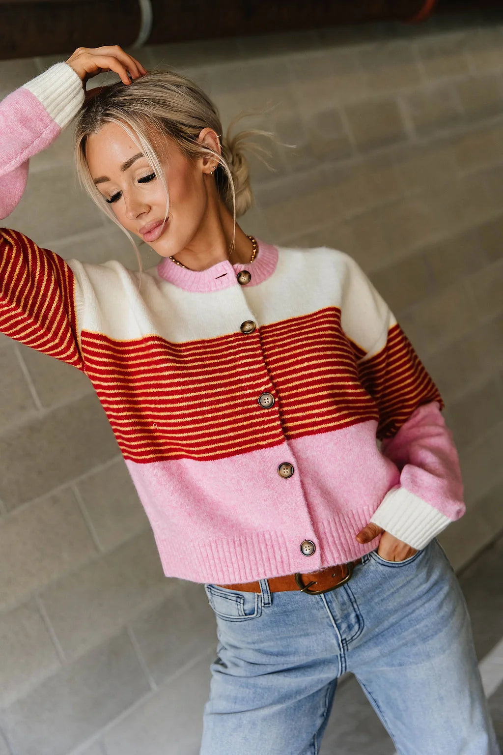 ***PRE-ORDER*** Ampersand Cozy Knit Cardigan - Happy Place (mid December)