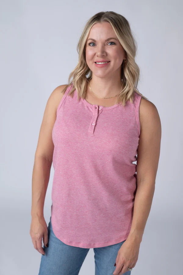 Michelle Mae  Alison Henley Tank - Rose