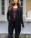 Grace and Lace Bambu Wrap Cardigan - Black