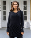Grace and Lace Bambu Wrap Cardigan - Black