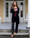Grace and Lace Bambu Wrap Cardigan - Black