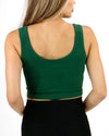 Grace and Lace V-Neck Brami - Dark Green