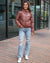 ***PRE-ORDER*** Grace and Lace Butter Faux Leather Puffer Jacket/Vest - Clay