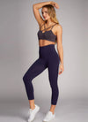 C&#39;est Moi &quot;Bamboo 3/4 High Waisted Legging&quot; - Navy