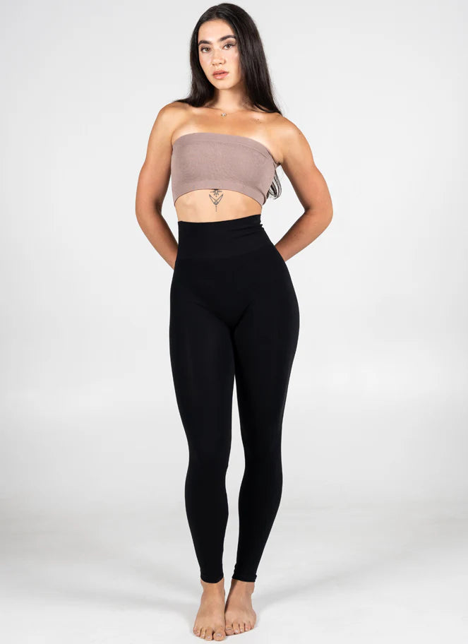 C'est Moi "Bamboo High Waisted Legging" - Black