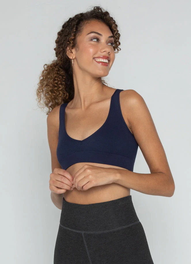C'est Moi "Bamboo Bralette" - Navy