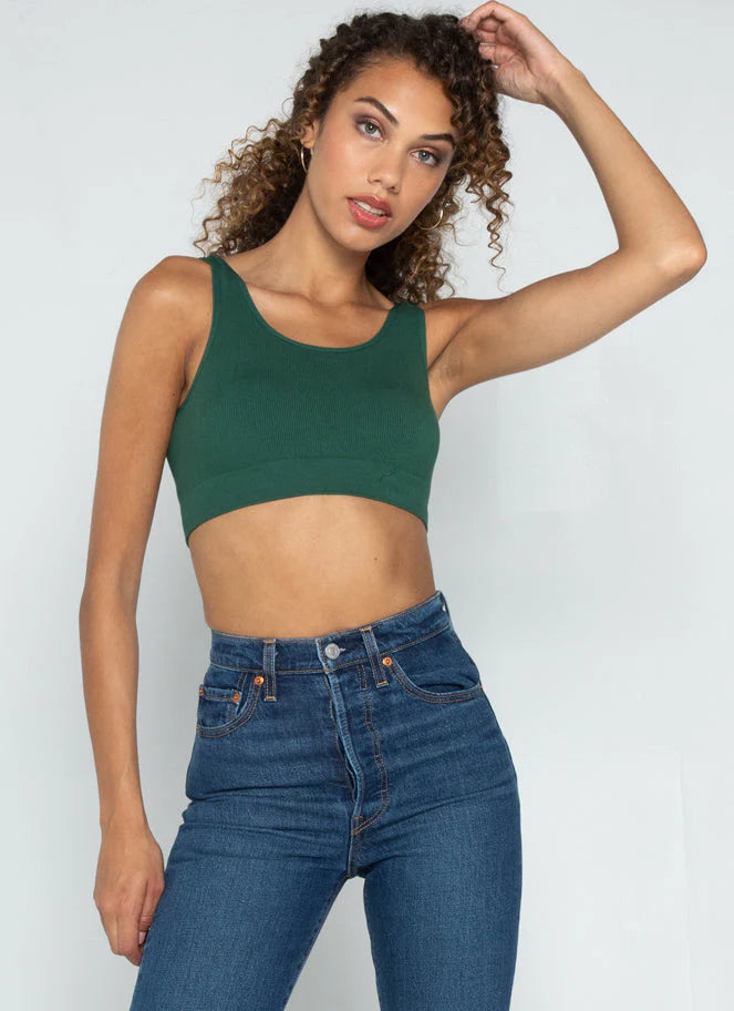 C'est Moi "Bamboo Bralette" - Pine