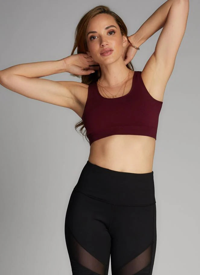 C'est Moi "Bamboo Bralette" - Bordeaux