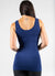 C'est Moi "Bamboo Reversible Tank" - Indigo