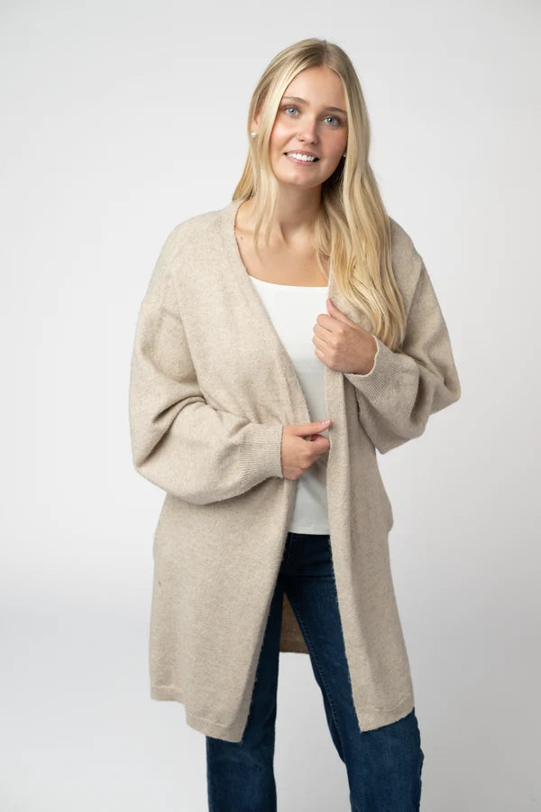 ***PRE-ORDER*** Michelle Mae Cozy Cardigan - Tan