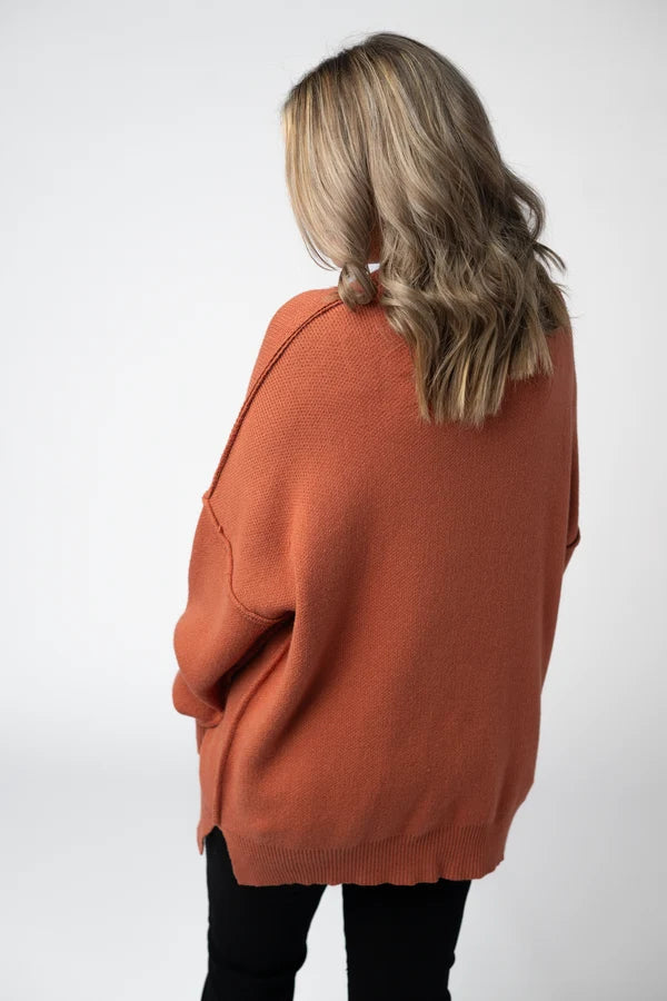 ***PRE-ORDER*** Michelle Mae Aurora Cozy Sweater - Pumpkin Spice