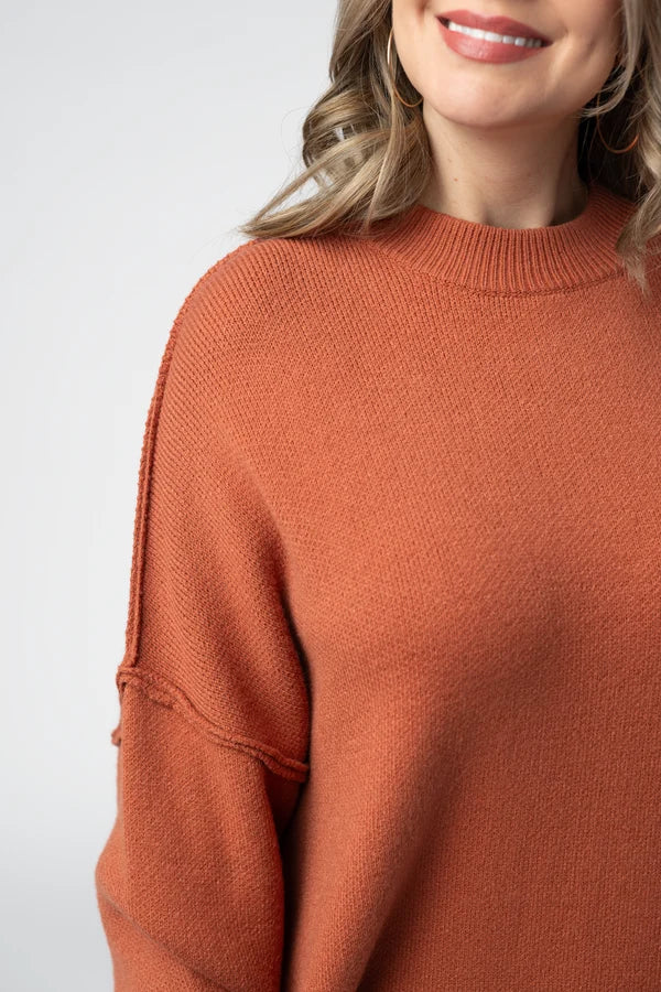 ***PRE-ORDER*** Michelle Mae Aurora Cozy Sweater - Pumpkin Spice