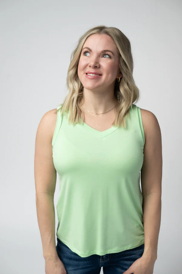 ***PRE-ORDER*** Michelle Mae Noelle Tank - Lime