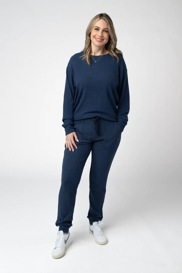 ***PRE-ORDER*** Michelle Mae Corrine Joggers - Navy