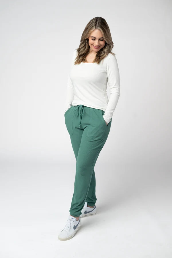 ***PRE-ORDER*** Michelle Mae Corrine Joggers - Fern