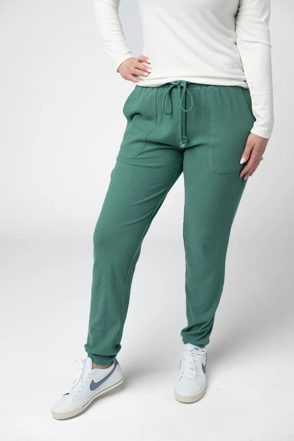 ***PRE-ORDER*** Michelle Mae Corrine Joggers - Fern