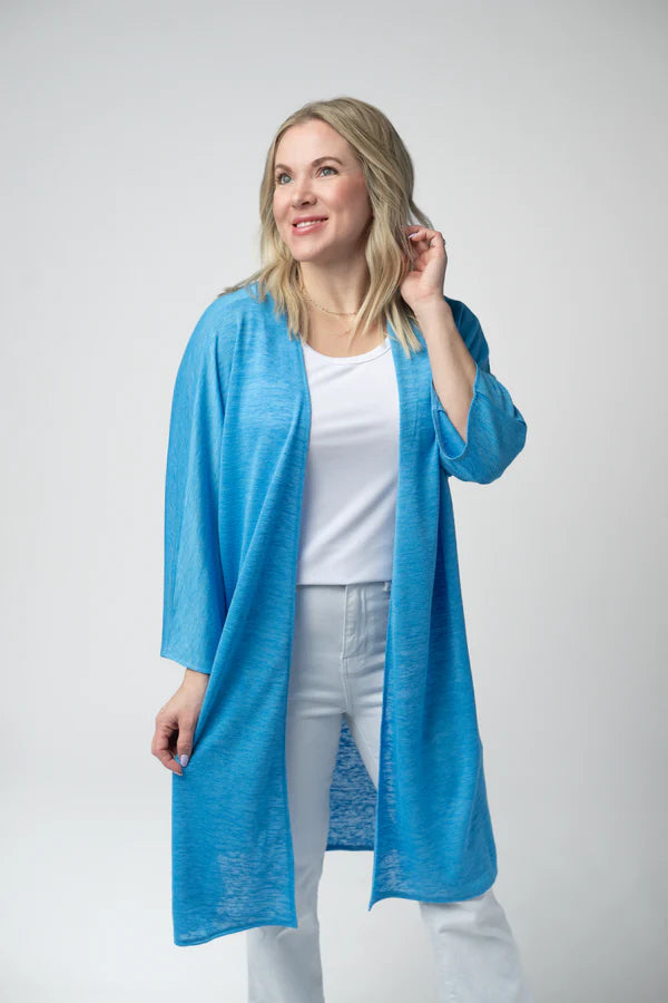 ***PRE-ORDER*** Michelle Mae Ellie Cover-Up Kimono - Light Blue