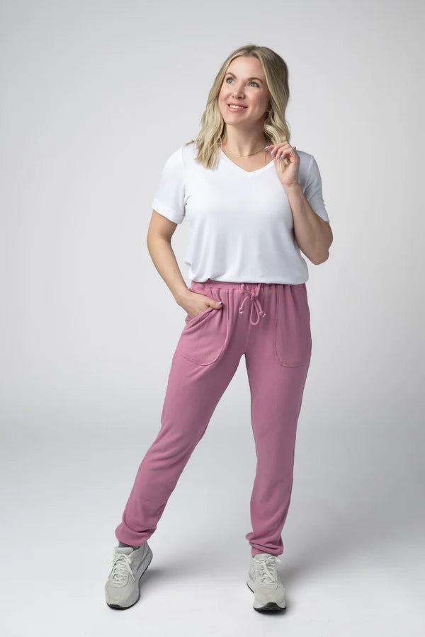 ***PRE-ORDER*** Michelle Mae Corrine Joggers - Rose