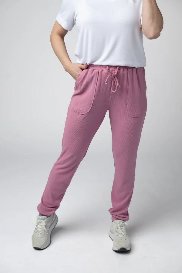 ***PRE-ORDER*** Michelle Mae Corrine Joggers - Rose