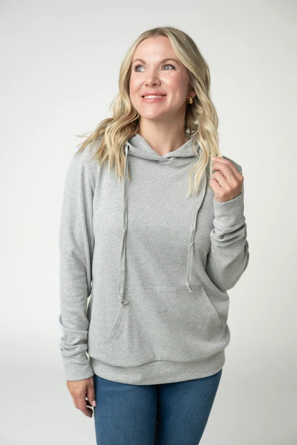 ***PRE-ORDER*** Michelle Mae Hailey Hoodie - Light Grey