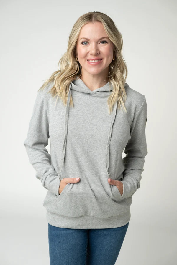 ***PRE-ORDER*** Michelle Mae Hailey Hoodie - Light Grey