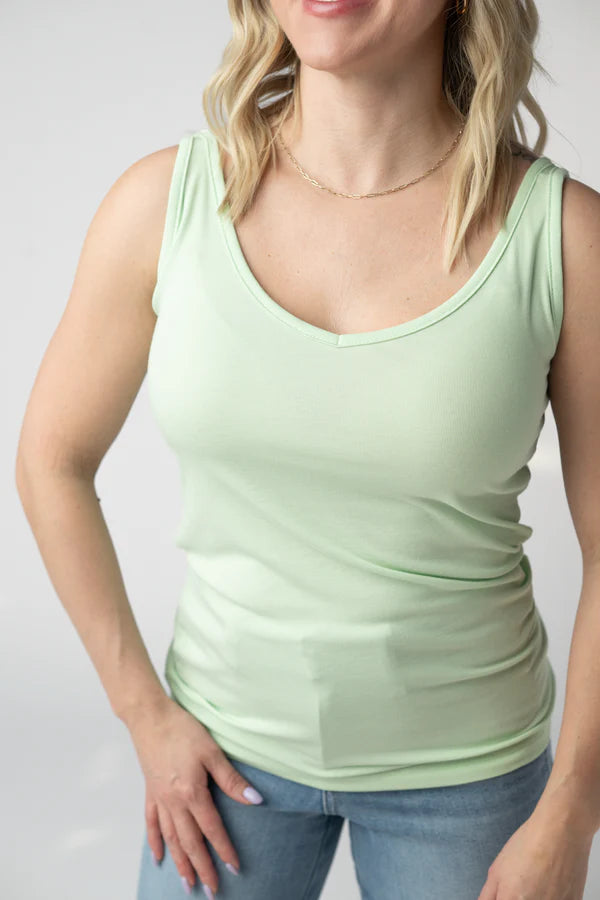 ***PRE-ORDER*** Michelle Mae Kennedy Tank - Lime