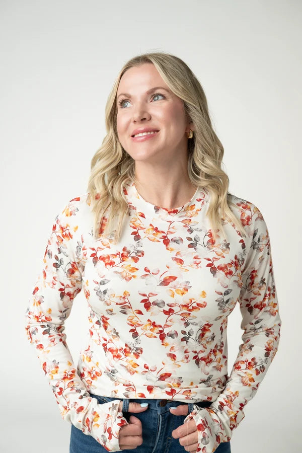 ***PRE-ORDER*** Michelle Mae Blair Long Sleeve Top - Autumn Watercolour