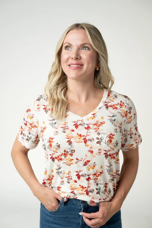 ***PRE-ORDER*** Michelle Mae Sophie Tee - Autumn Watercolour