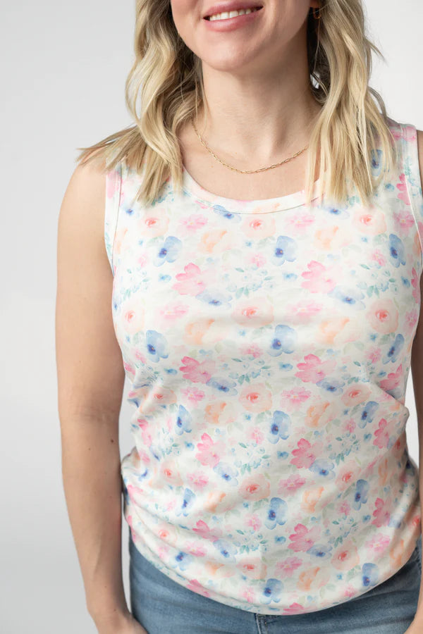 ***PRE-ORDER*** Michelle Mae Ava Tank - Petal Gardens