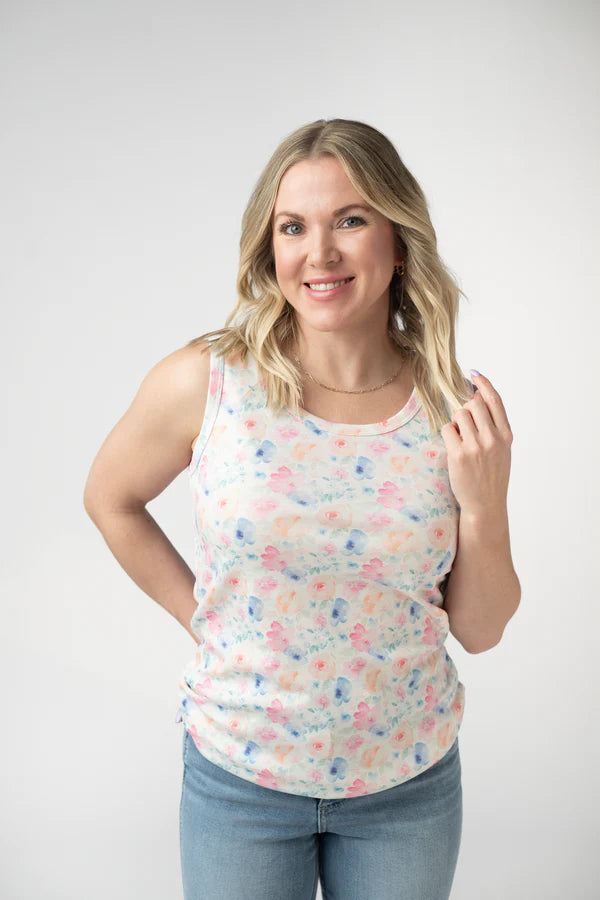***PRE-ORDER*** Michelle Mae Ava Tank - Petal Gardens