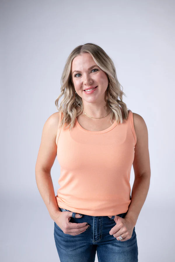 ***PRE-ORDER*** Michelle Mae Ava Tank - Melon