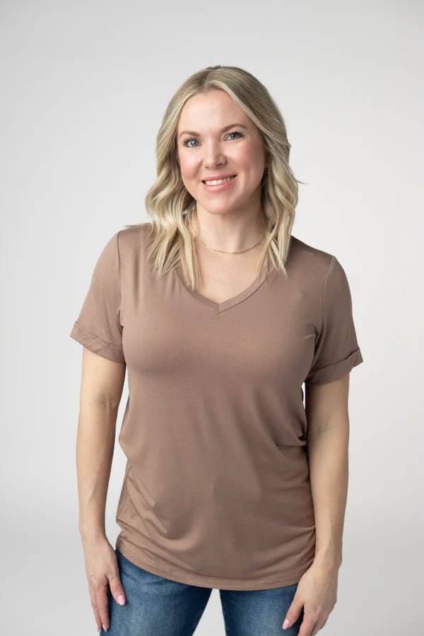 ***PRE-ORDER*** Michelle Mae Sophie Tee - Mocha