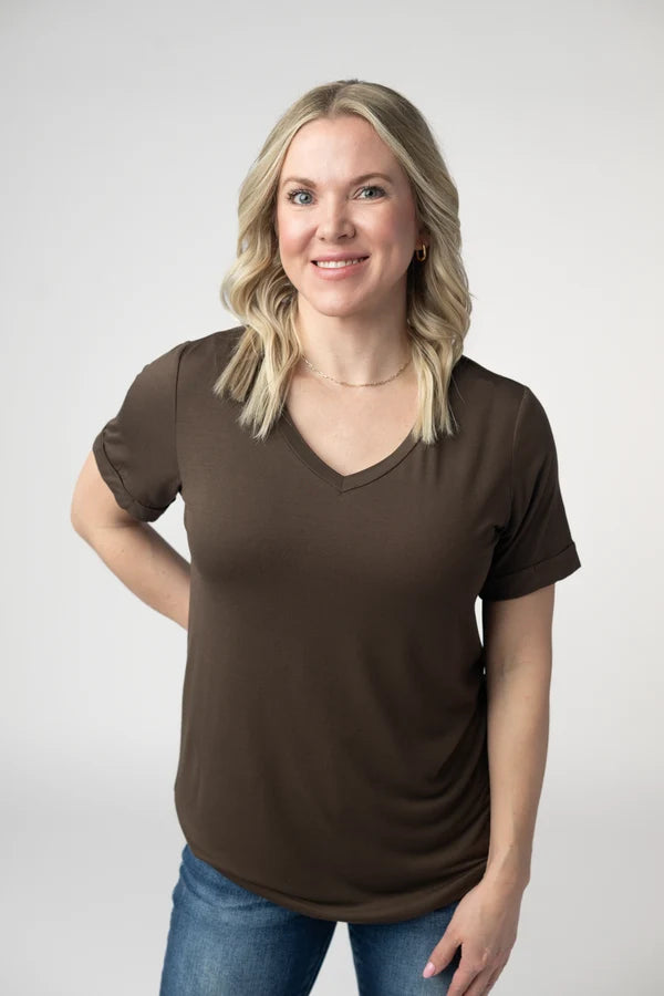 ***PRE-ORDER*** Michelle Mae Sophie Tee - Brown