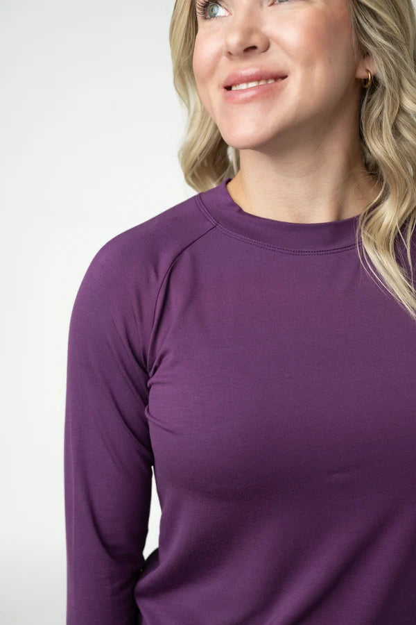 ***PRE-ORDER*** Michelle Mae Blair Long Sleeve Top - Purple