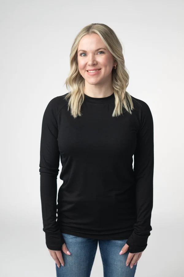 ***PRE-ORDER*** Michelle Mae Blair Long Sleeve Top - Black