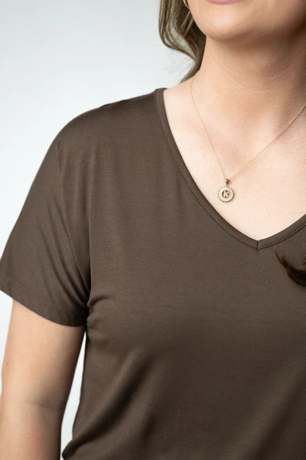 ***PRE-ORDER*** Michelle Mae Chloe Cozy Top - Brown