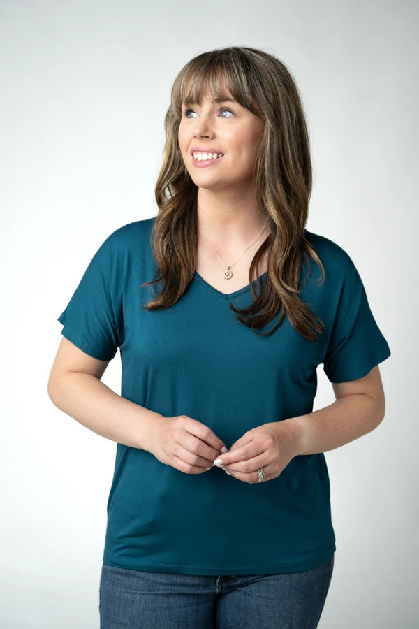 ***PRE-ORDER*** Michelle Mae Chloe Cozy Top - Teal