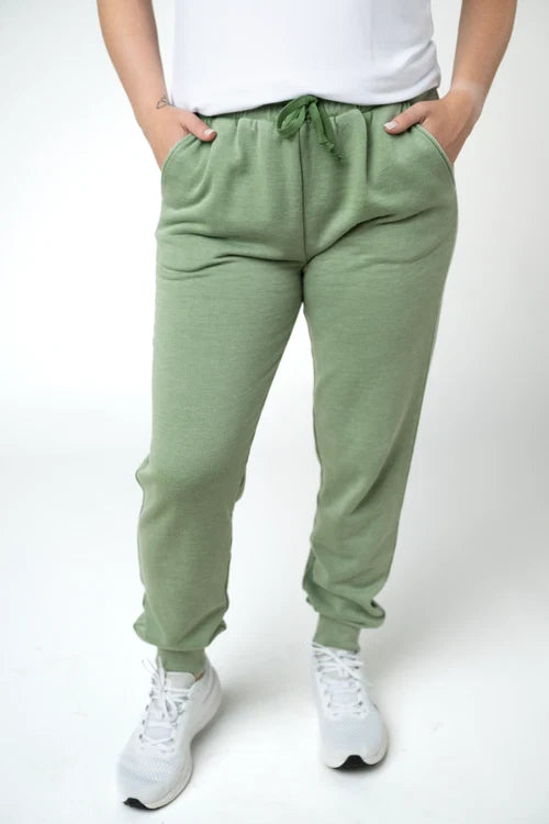 ***PRE-ORDER*** Michelle Mae Vintage Wash Joggers - Olive