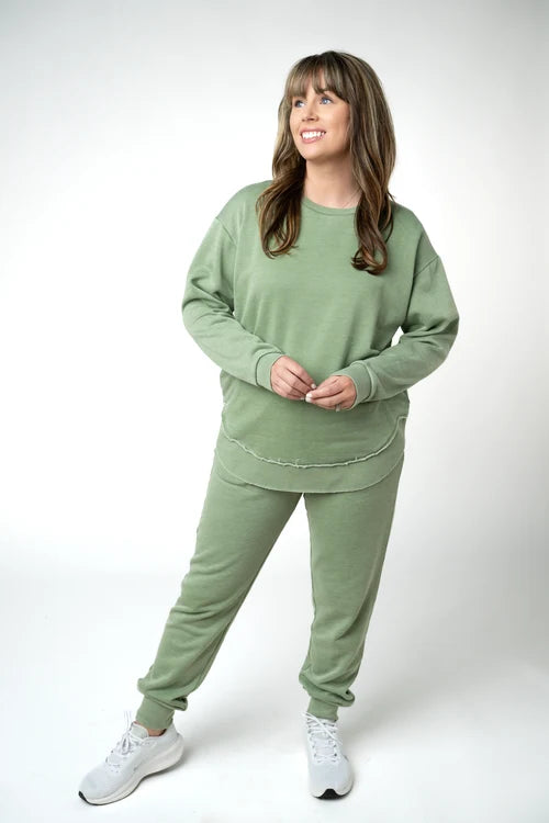 ***PRE-ORDER*** Michelle Mae Vintage Wash Joggers - Olive
