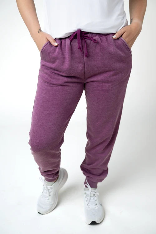 ***PRE-ORDER*** Michelle Mae Vintage Wash Joggers - Purple