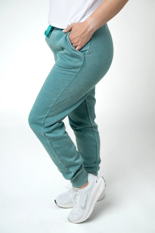 ***PRE-ORDER*** Michelle Mae Vintage Wash Joggers - Teal