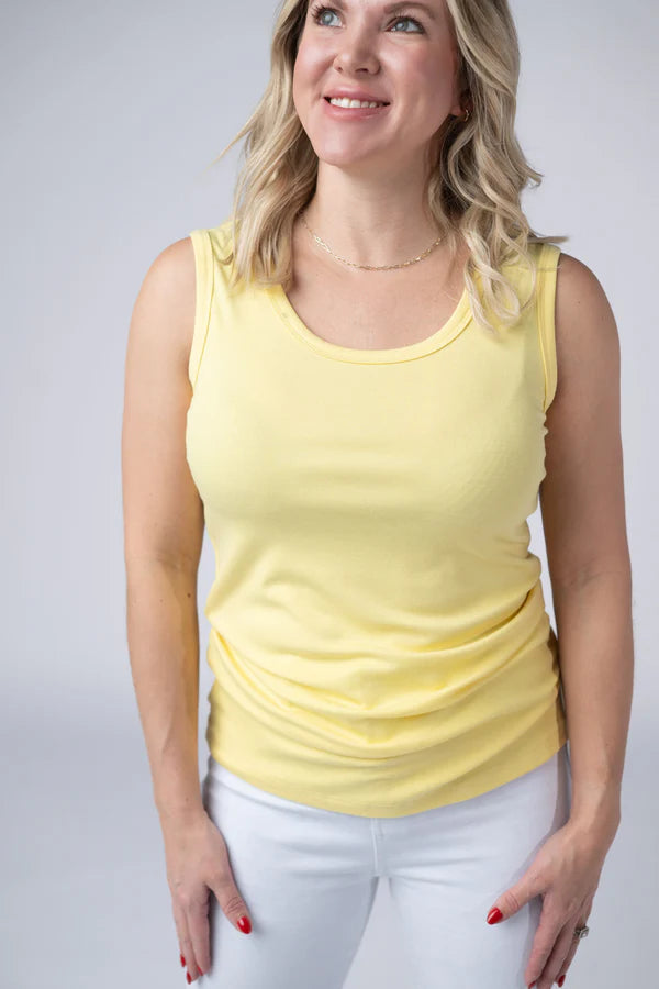 ***PRE-ORDER*** Michelle Mae Ava Tank - Yellow