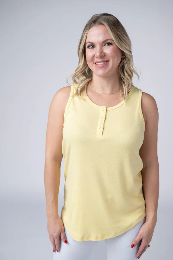 Michelle Mae Alison Henley Tank - Yellow